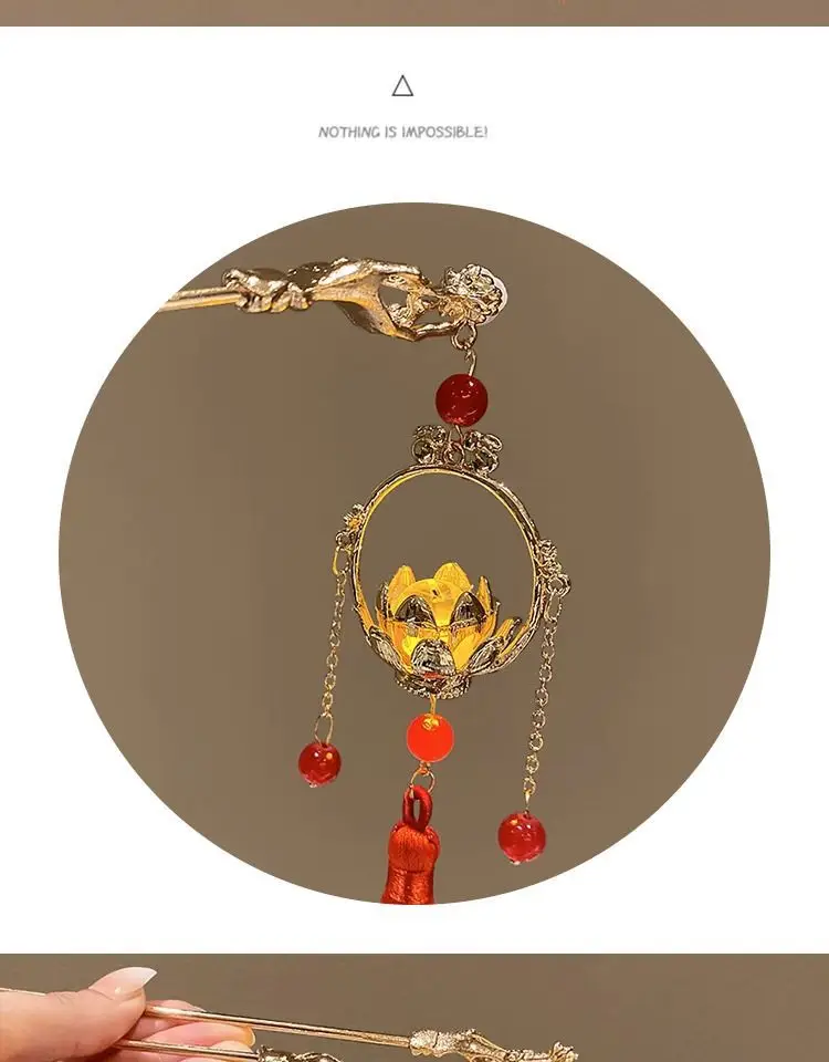 Ancient Dragon Hairpin with Pearl Drop for Women — feature 4