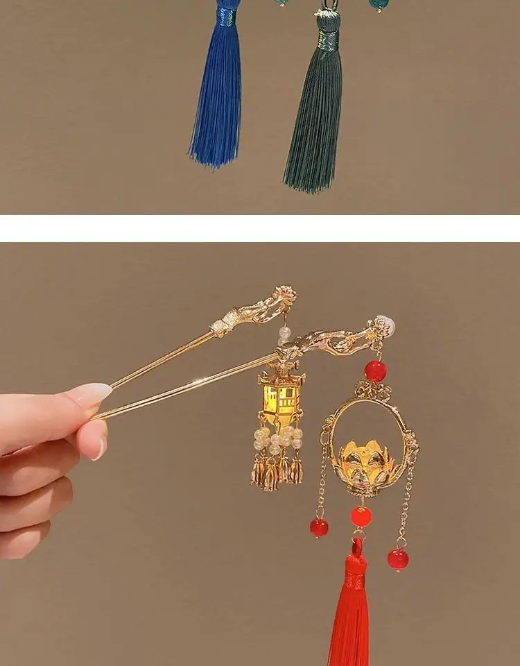 Ancient Dragon Hairpin with Pearl Drop for Women — feature 7