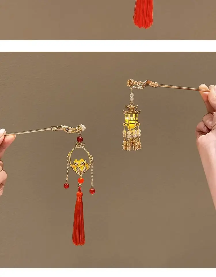 Ancient Dragon Hairpin with Pearl Drop for Women — feature 8