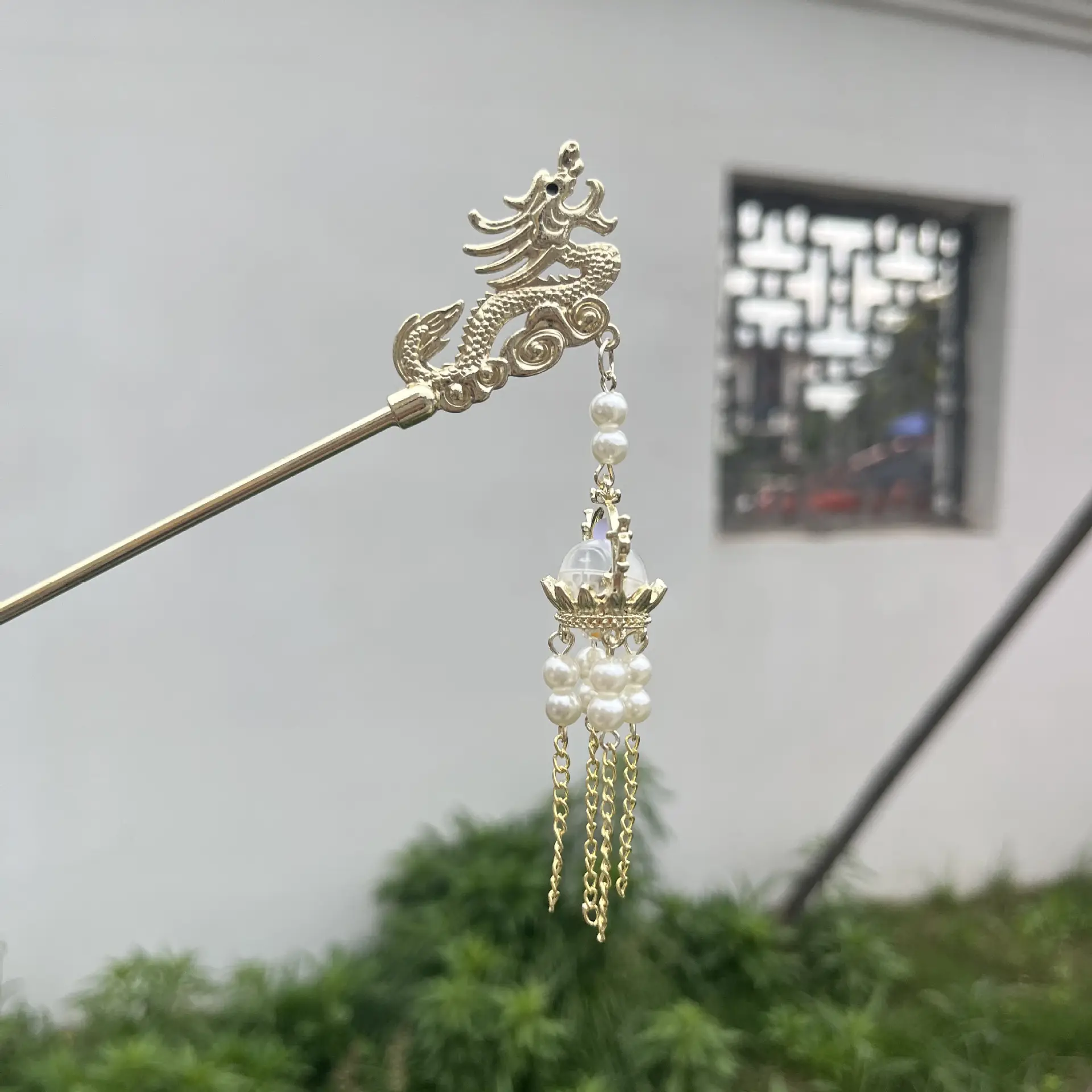 Dragon with Lotus