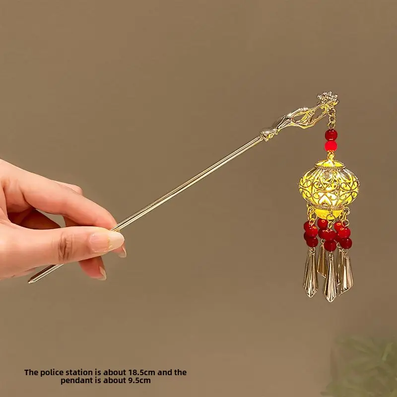 Ancient Dragon Hairpin with Pearl Drop for Women - Image 4