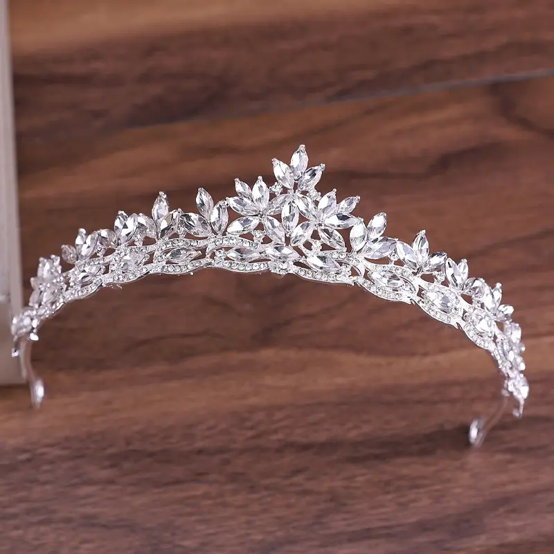 Crystal Bridal Crown for Wedding & Party Headdress - Image 2