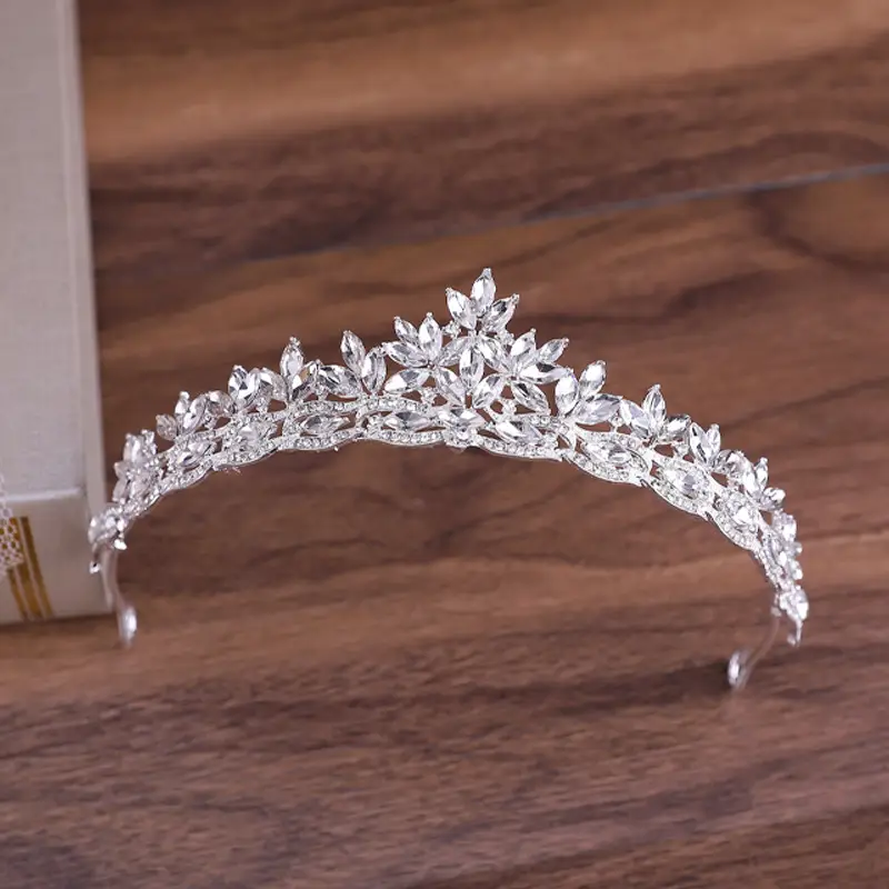 Crystal Bridal Crown for Wedding & Party Headdress - Image 3