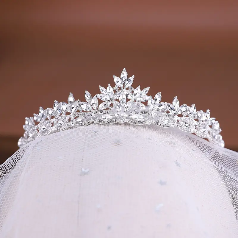 Crystal Bridal Crown for Wedding & Party Headdress — feature 2