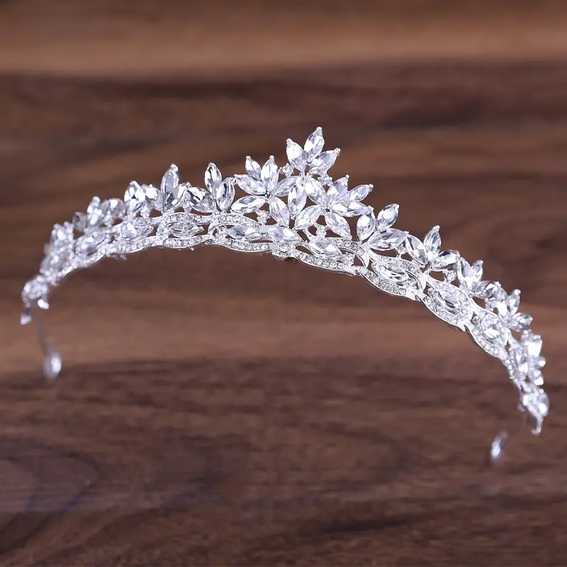 Crystal Bridal Crown for Wedding & Party Headdress — feature 9