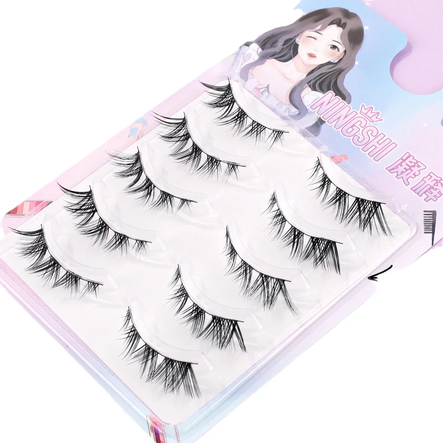 Fox False Eyelashes One Piece Thai Little Devil Lower Eyelashes - Image 17