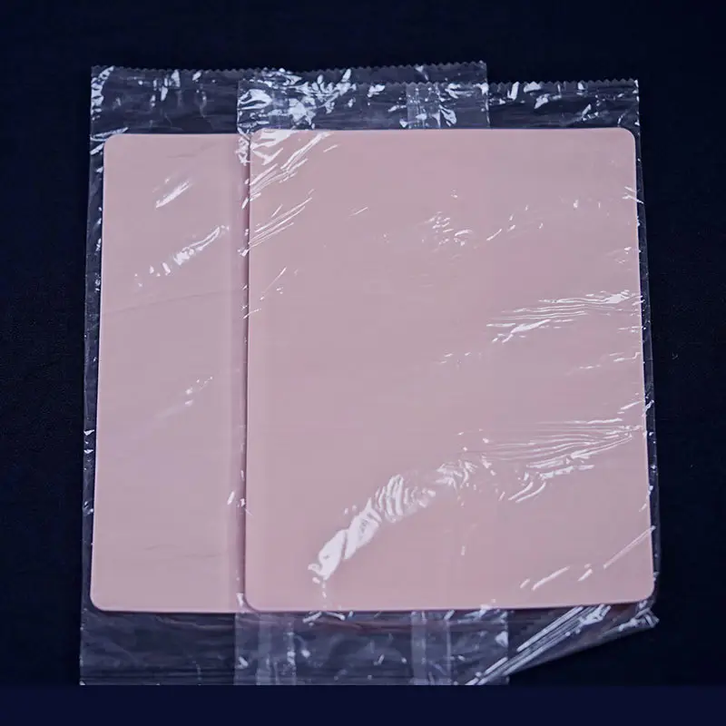 Blank Tattoo Practice Leather Pink Silicone Practice Leather Small Size
