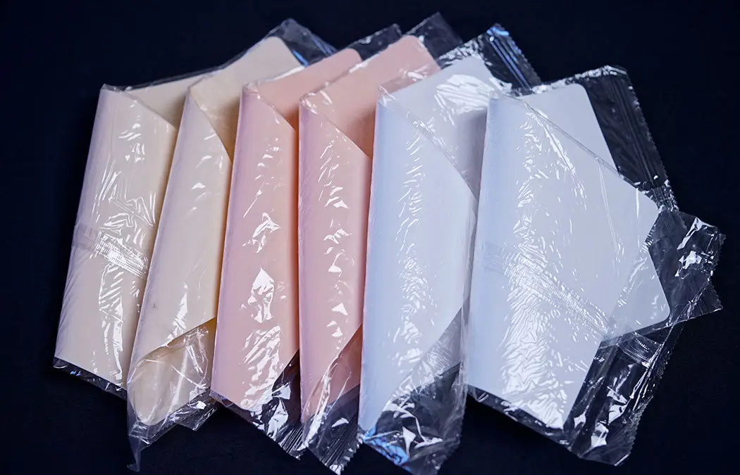 Blank Tattoo Practice Leather Pink Silicone Practice Leather Small Size — feature 2