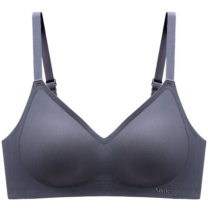 Red Adjustable Wireless Breast Bra for Women - Image 11