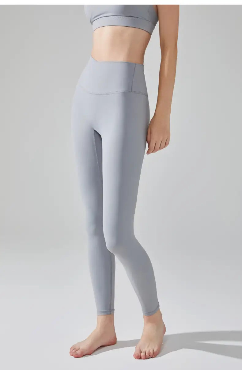 Women's Tight High Waist Yoga Pants Peach No Line — feature 12