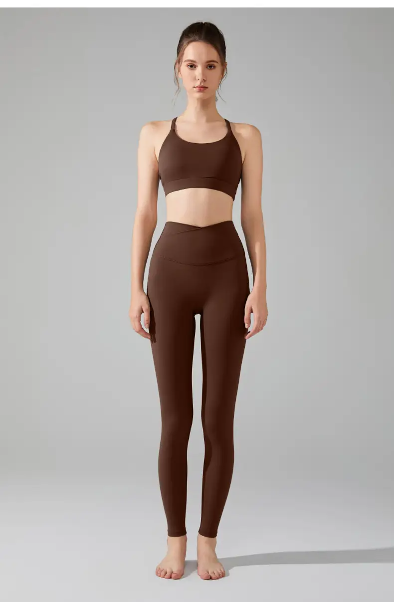Women's Tight High Waist Yoga Pants Peach No Line — feature 25