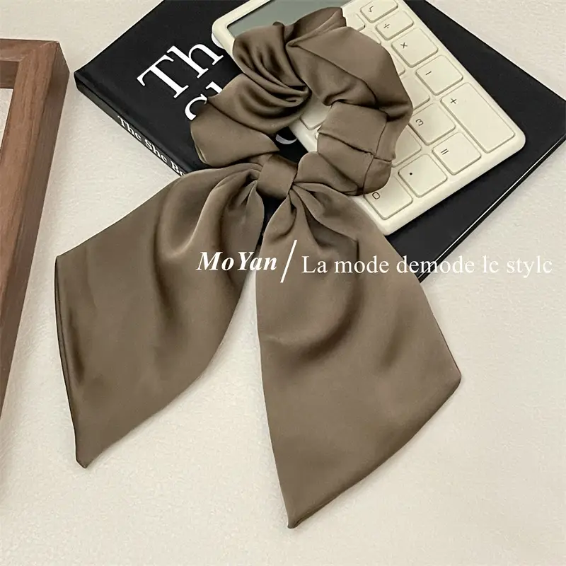 Black French Streamer Bow Headband for Women — feature 20