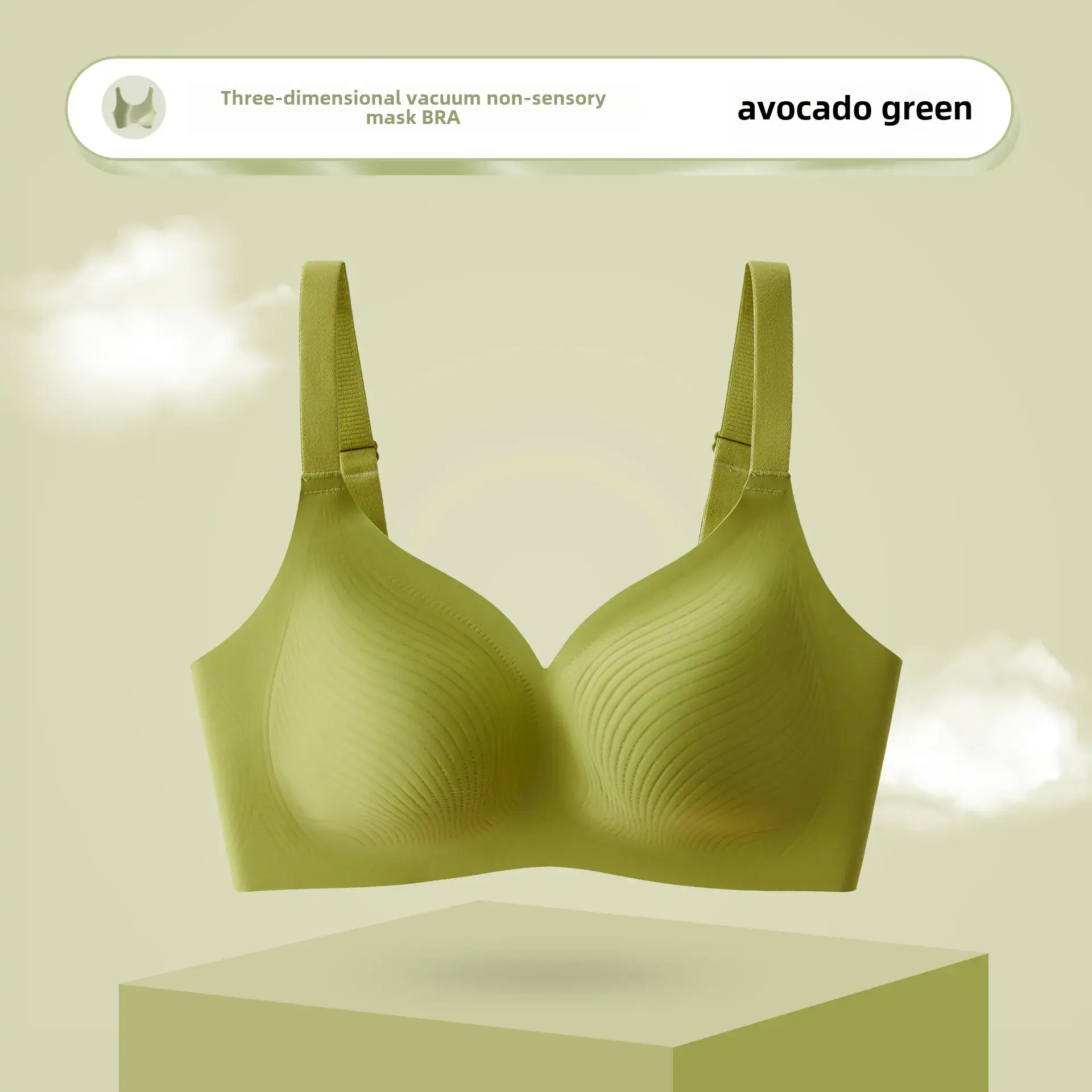 Black Ultra-Thin Seamless Bra for Women - Image 15