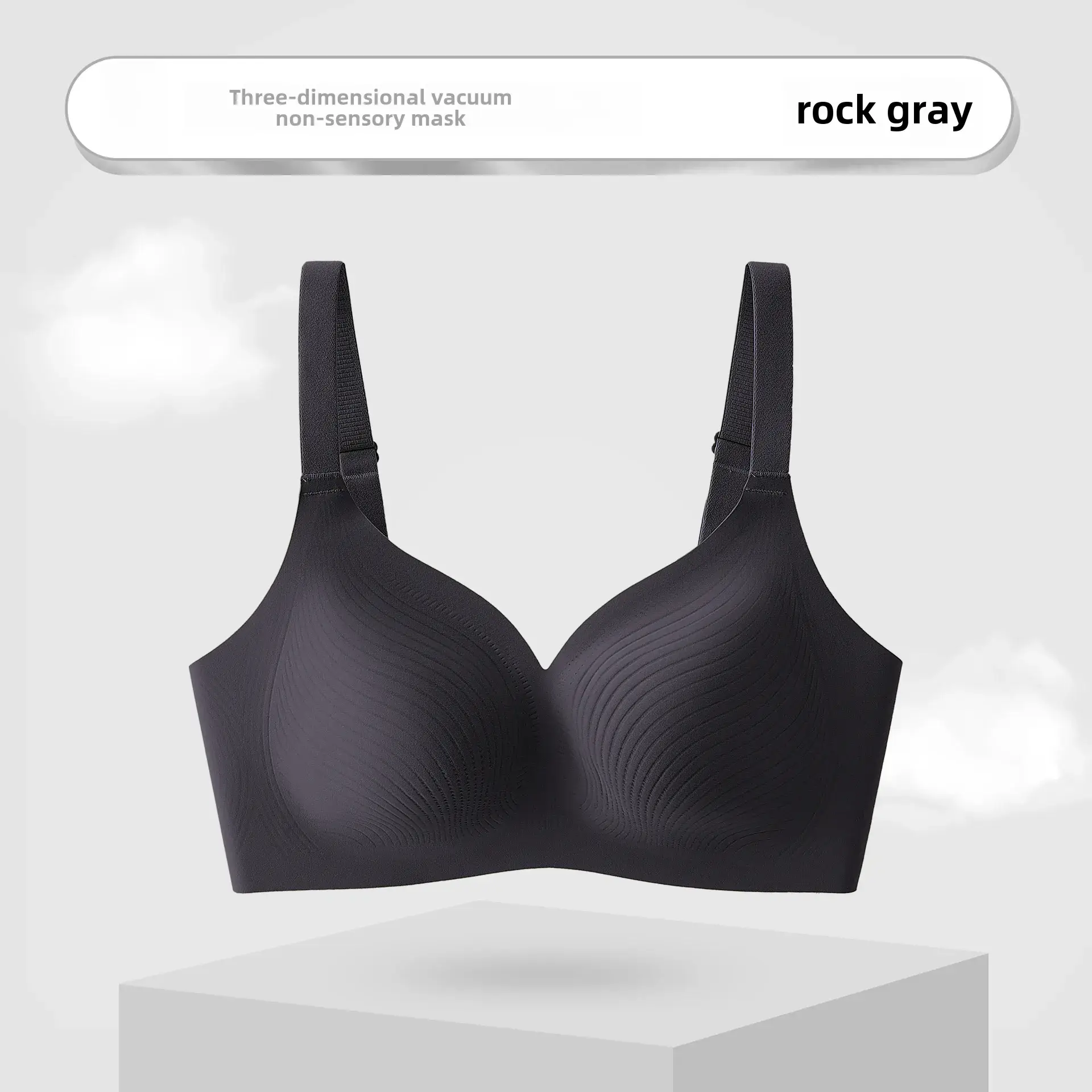 Black Ultra-Thin Seamless Bra for Women - Image 19