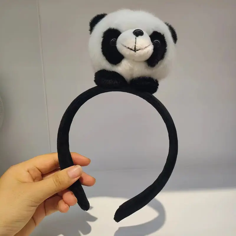 Panda 3D Headband for Girls Boys Cute Hairpin