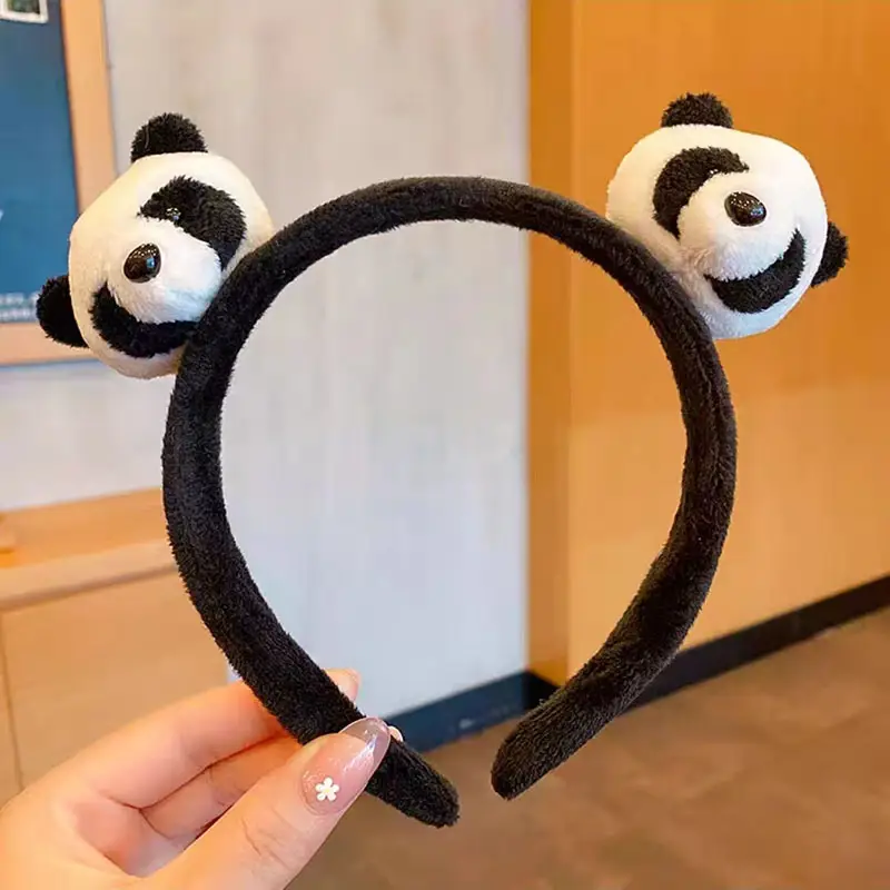 Panda 3D Headband for Girls Boys Cute Hairpin