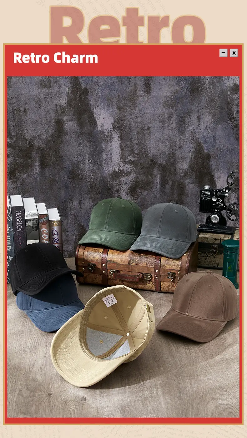 Korean Style Sunshade Baseball Cap Large Men — feature 10