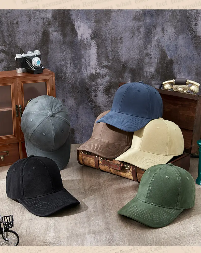 Korean Style Sunshade Baseball Cap Large Men — feature 17