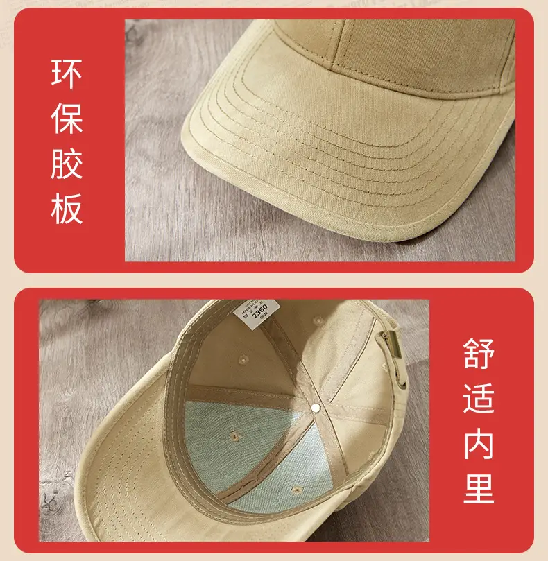 Korean Style Sunshade Baseball Cap Large Men — feature 24