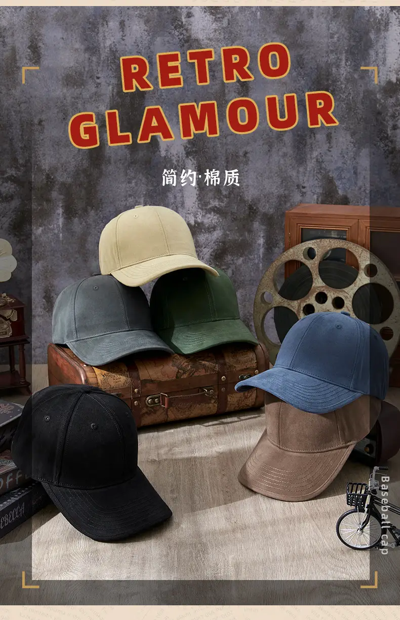 Korean Style Sunshade Baseball Cap Large Men — feature 7