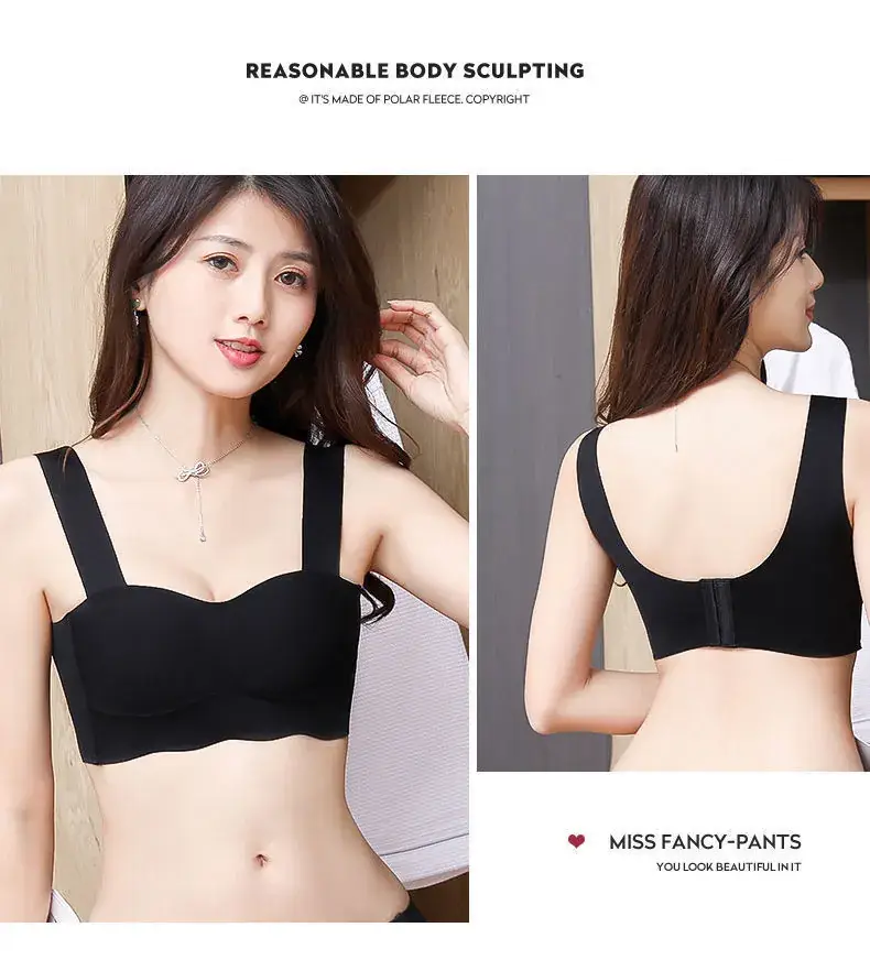 White Push Up Seamless Tube Top for Women — feature 19