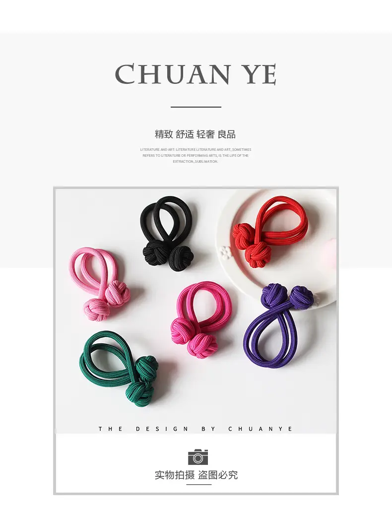 Cute Pink High Ponytail Hair Accessory for Women — feature 37