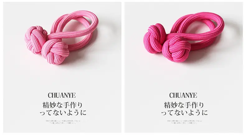 Cute Pink High Ponytail Hair Accessory for Women — feature 39
