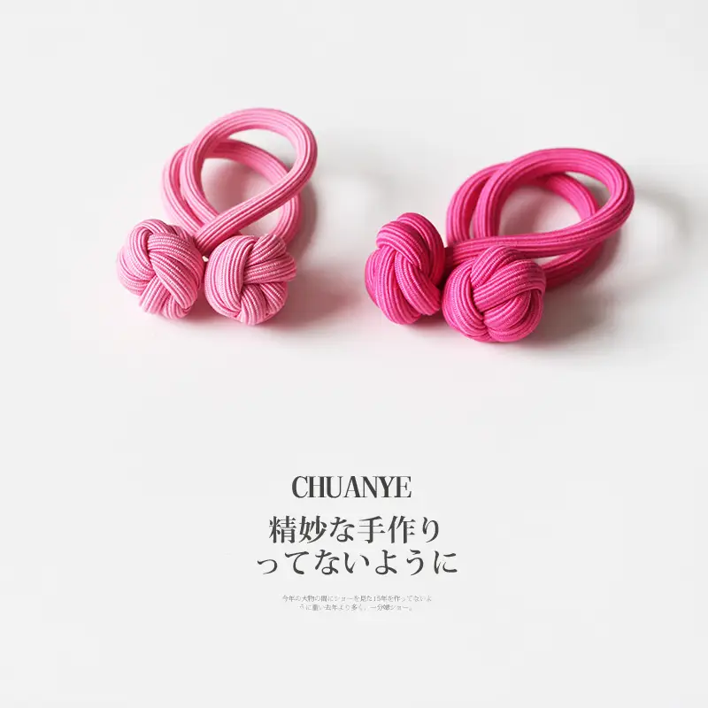 Cute Pink High Ponytail Hair Accessory for Women — feature 50