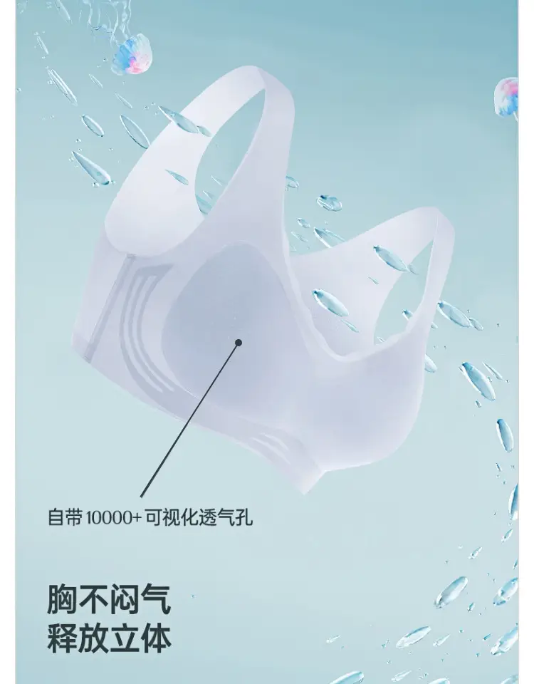 Ice Silk Women's Bra, Anti-Sagging, Full Cup, Breathable — feature 16