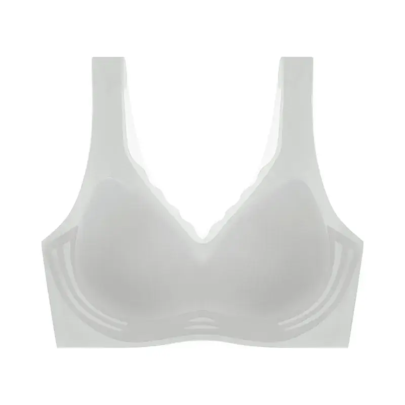 Ice Silk Women's Bra, Anti-Sagging, Full Cup, Breathable - Image 5
