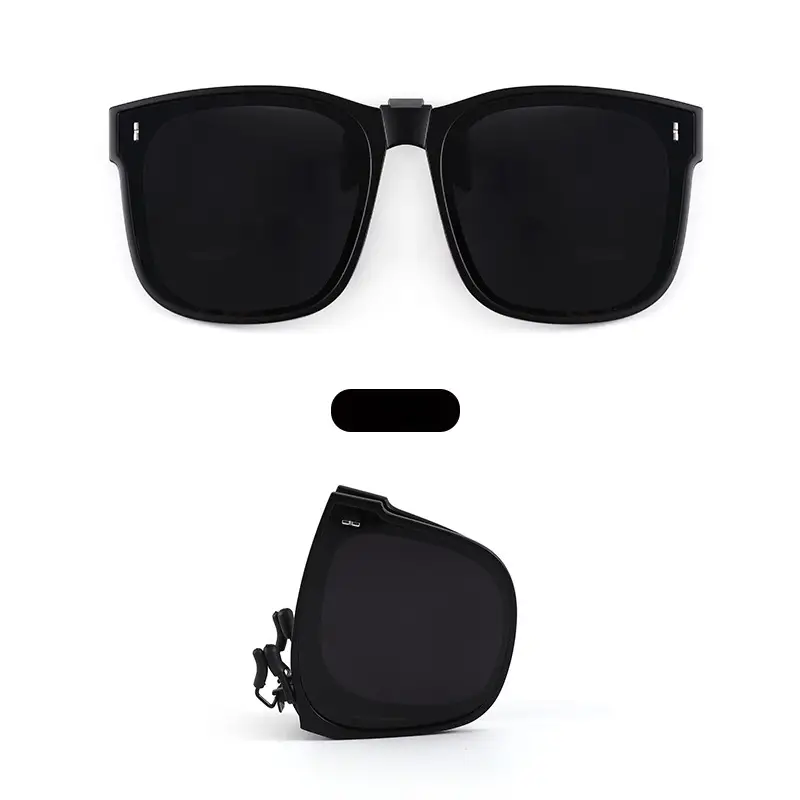 Foldable Polarized Sunglasses Clip UV-Proof Fashionable Lightweight - Image 4