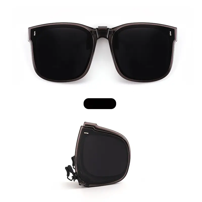 Foldable Polarized Sunglasses Clip UV-Proof Fashionable Lightweight - Image 5