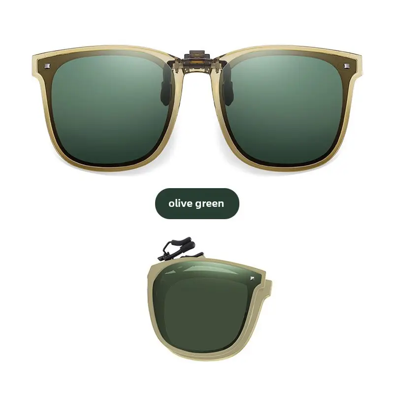 Foldable Polarized Sunglasses Clip UV-Proof Fashionable Lightweight - Image 6