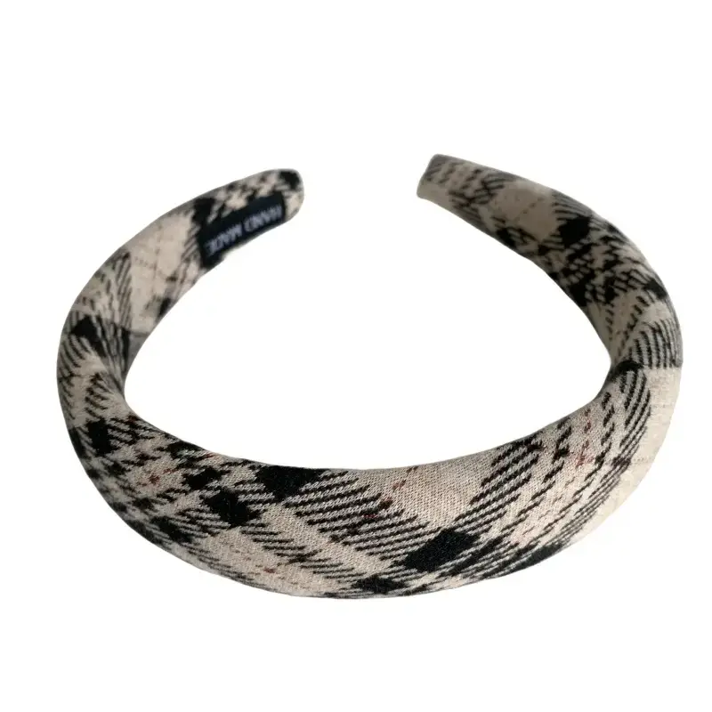 Chanel Style Plaid Headband for Women - Image 7
