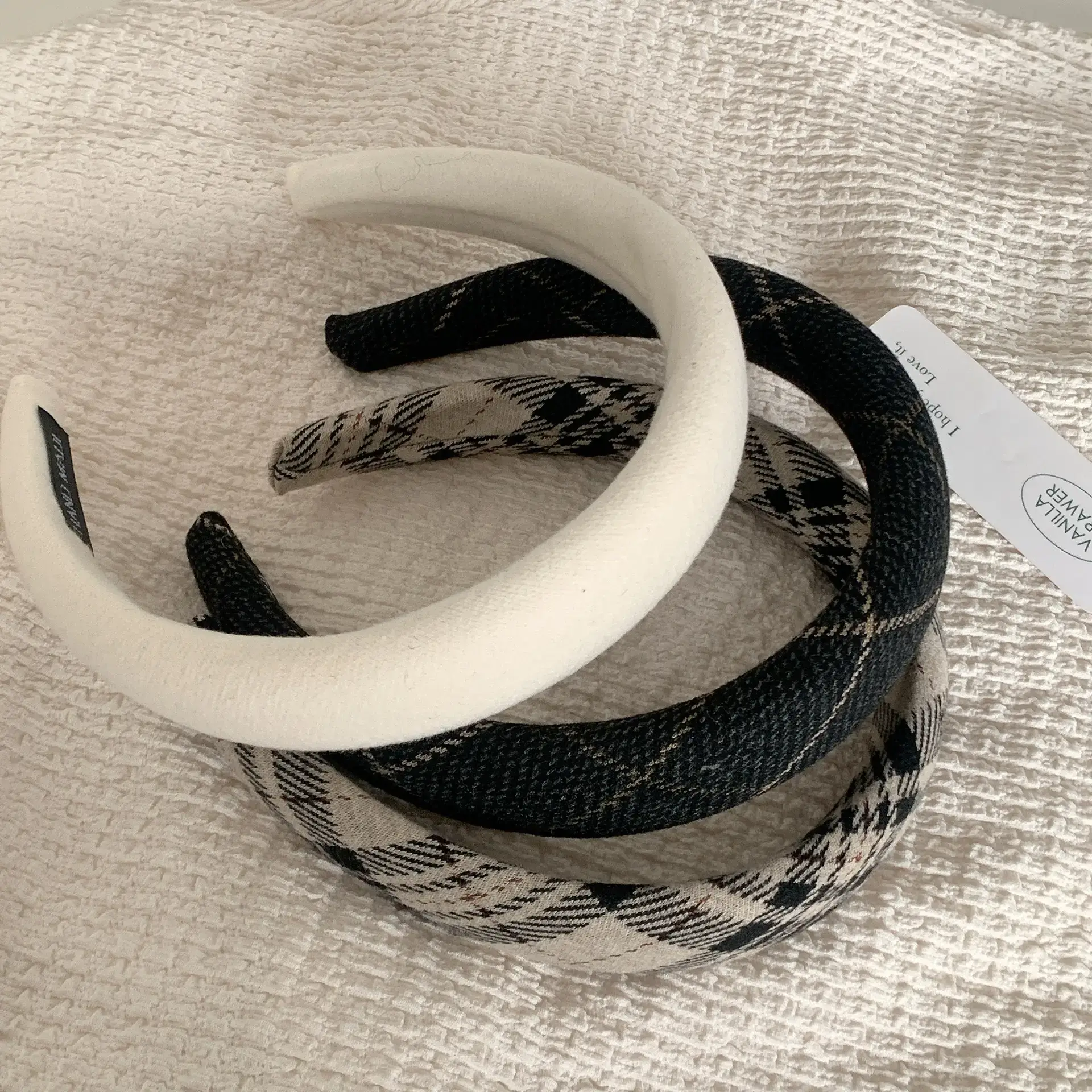 Chanel Style Plaid Headband for Women — feature 13