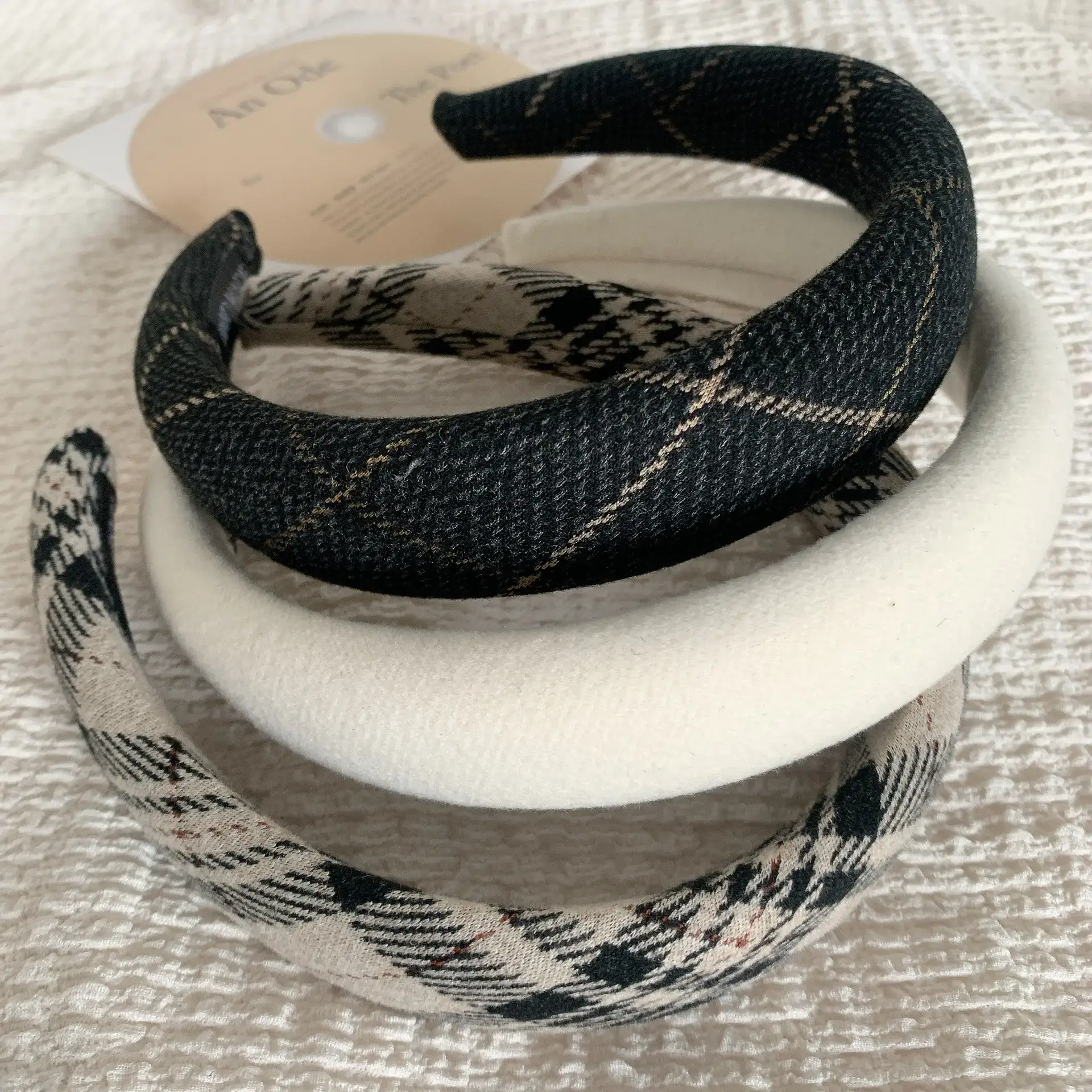 Chanel Style Plaid Headband for Women — feature 15