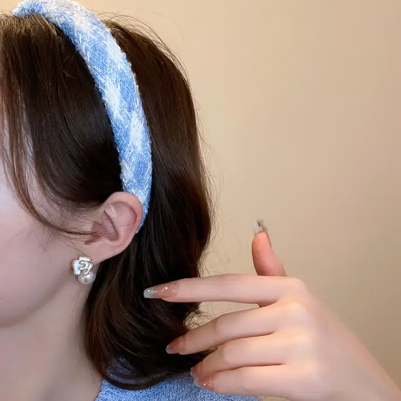 Purple Ruffled Hair Band for Women — feature 16