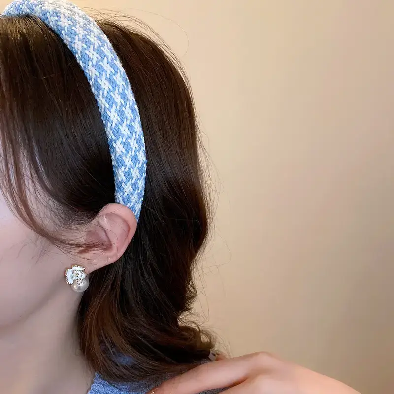 Purple Ruffled Hair Band for Women — feature 5