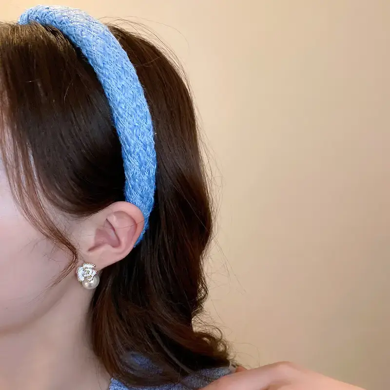 Purple Ruffled Hair Band for Women — feature 8