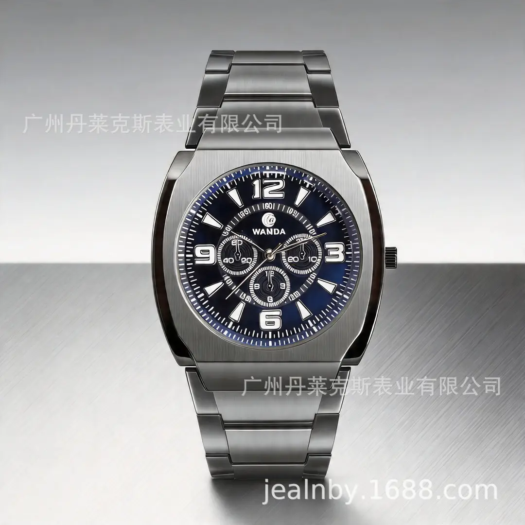 Cross-Border Popular Fashion Watches for Men and Women, Factory Direct Sales, Business Casual Alloy Set Quartz Watch 2715 - Image 4