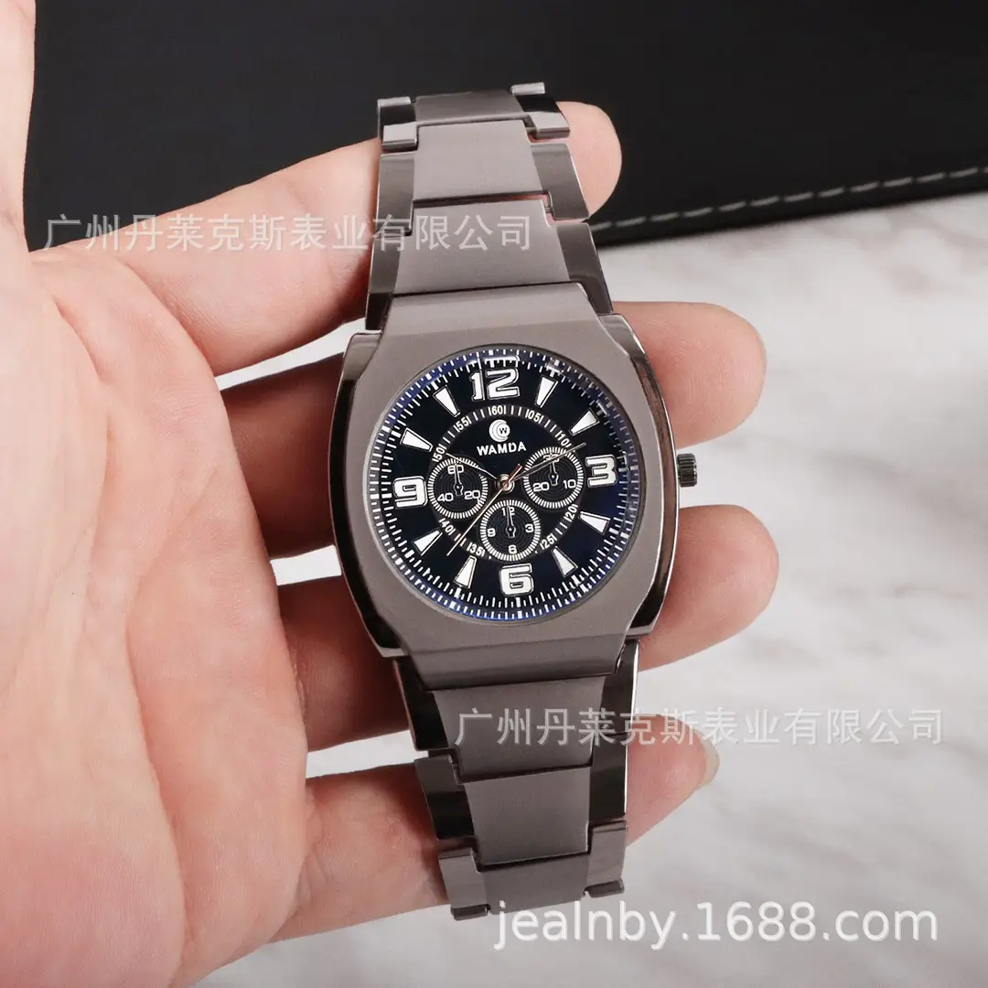 Cross-Border Popular Fashion Watches for Men and Women, Factory Direct Sales, Business Casual Alloy Set Quartz Watch 2715 - Image 5