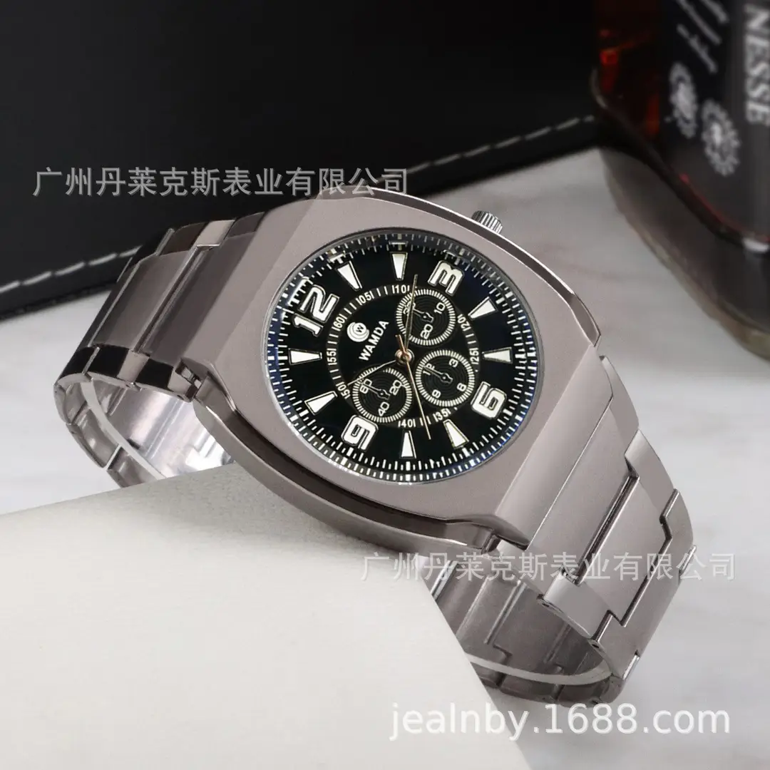 Cross-Border Popular Fashion Watches for Men and Women, Factory Direct Sales, Business Casual Alloy Set Quartz Watch 2715 - Image 2