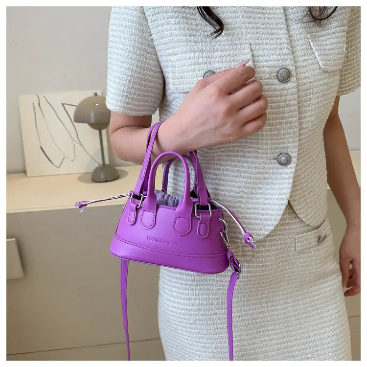 Women's Pink Textured Shoulder Messenger Bag 2023 — feature 10