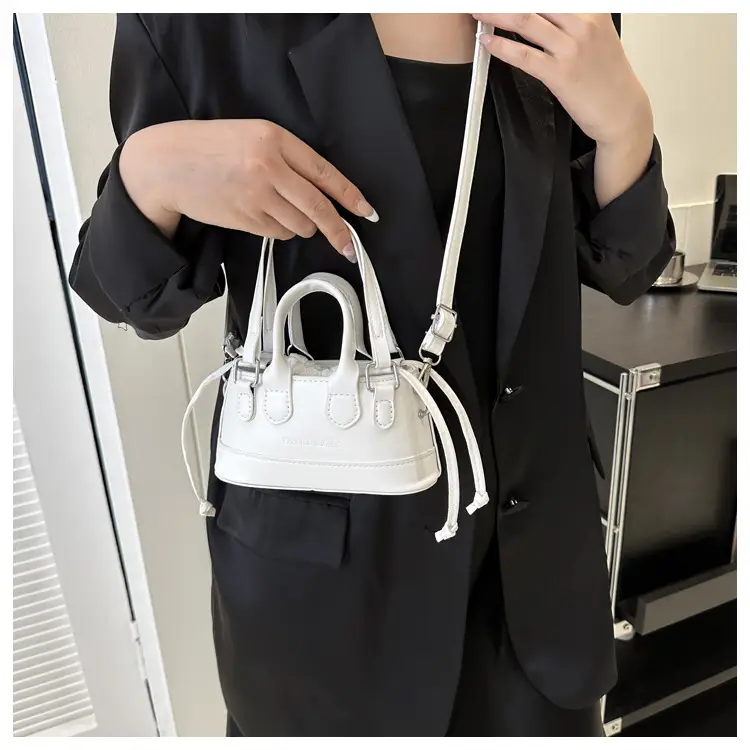 Women's Pink Textured Shoulder Messenger Bag 2023 — feature 16