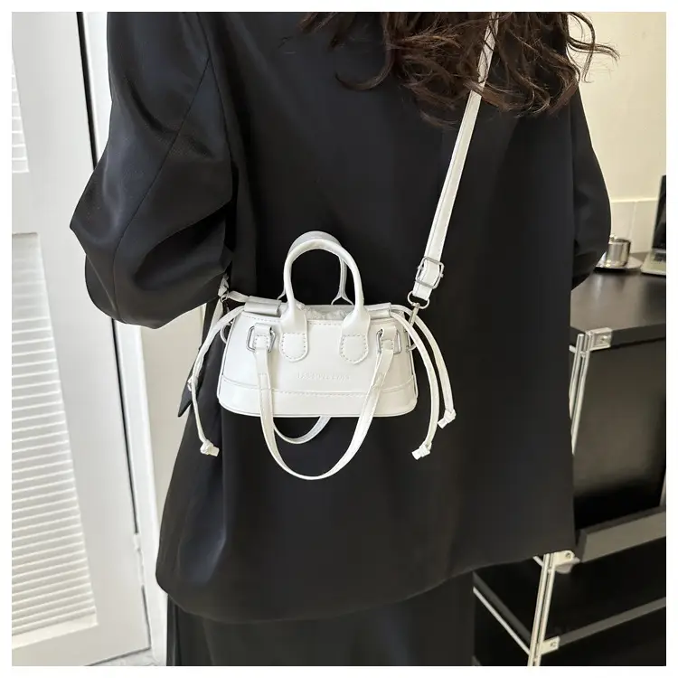 Women's Pink Textured Shoulder Messenger Bag 2023 — feature 18