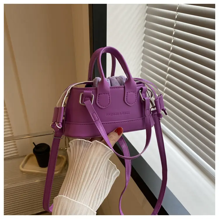 Women's Pink Textured Shoulder Messenger Bag 2023 — feature 24