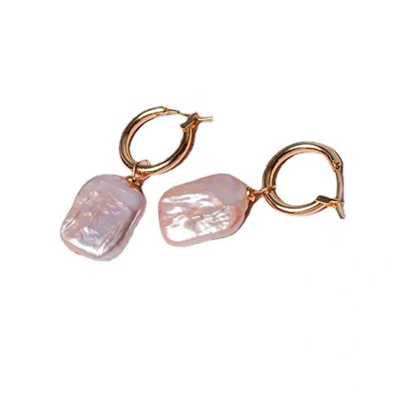 Retro Baroque Pearl Square Earrings Women 2023 - Image 5