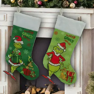 Grinch Plush Toy with Santa Hat Decor — feature 3