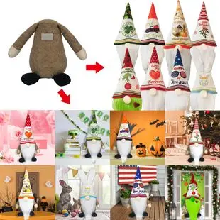 Grinch Plush Toy with Santa Hat Decor — feature 43