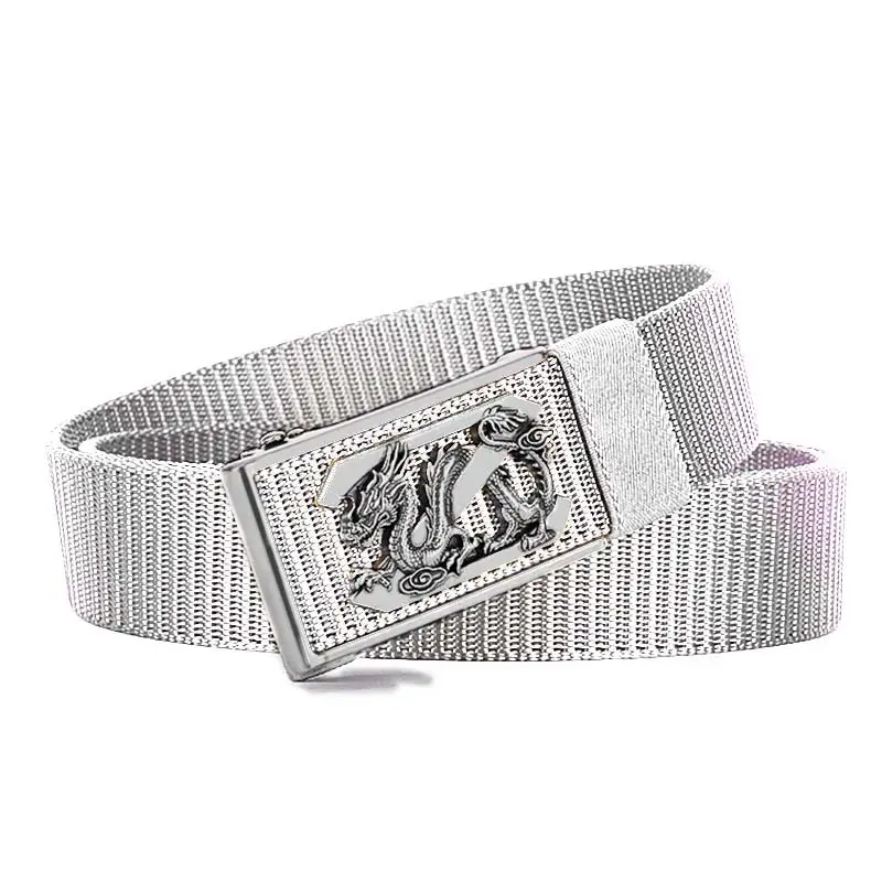 Men's Black Dragon Belt with Gold Buckle - Image 16
